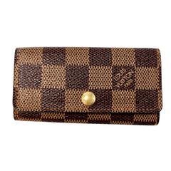 【真贋判定済】LOUIS VUITTON ルイヴィトン ダミエ ミュルティクレ4 N62631 ダミエ キーケース B0420YJA4Z