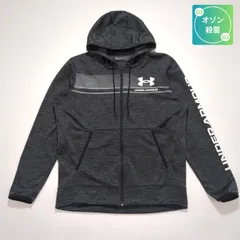 メンズ スウェットフルジップ ARMOUR FLEECE BAR LOGO TWIST FZ 1363306-001