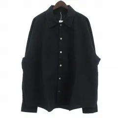 イシューシングス ISSUETHINGS 25SS タグ付き TYPE77 シャツ 黒 ブラック 4 約XLのサムネイル