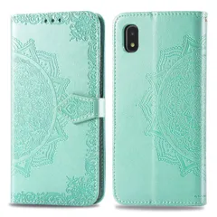 【在庫処分】手帳型 ケース Galaxy A20 SC-42A SC-02M SCV46 A21 ケース 手帳型 に適用するGalaxy ノートブック型携帯電話保護カバー多機能携帯電話ホルスター財布携帯電話ホルダーバンプパターンテクスチャ耐久性摩擦耐性携帯電話