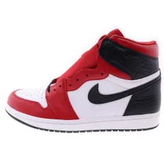 NIKE (ナイキ) WMNS AIR JORDAN 1 RETRO HIGH OG SATIN RED SNAKE ウィメンズ エアジョーダン1ハイ レトロ サテンレッド ハイカットスニーカー US11/28cm CD0461-601