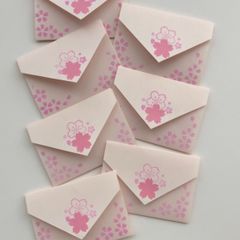 レター風メッセージカード（25枚）桜①