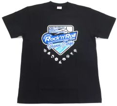 [중고] 의류 OCEAN STAGE T셔츠 블랙 프리 사이즈 [러브라이브! 선샤인!! Aqours 6th LoveLive! ~KU-RU-KU-RU Rock 'n' Roll TOUR~]