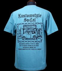 kustomstyle カスタムスタイル Tシャツ (KST2511MINT) world wide T-shirt カラー：ミント 5,500円(内税)