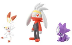 【中古】食玩 トレーディングフィギュア 2.ヒバニー＆ラビフット＆エレズン 「ポケモンスケールワールド ガラル地方」