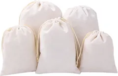 Lack labo 巾着袋 無地 小物専用 シンプル 旅行 子供 大人 アクセサリー ジュエリー 収納 S M サイズ 給食袋 入園準備 小学校 洗濯可能 ベルベット 柔らかい(薄灰色)