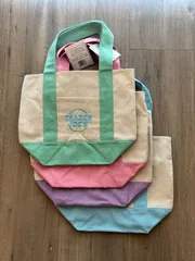 残り1セット！新品トレーダ－ジョーズのミニトートバック　4枚セット トレーダージョーズ Trader Joe's トレジョ 限定 ミニトート 4色