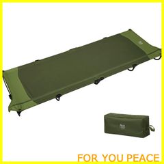 【数量限定】TIMBER RIDGE キャンプコット 折りたたみ 一体式 数秒セットアップ 耐荷重102kg スチール製 L190.5*W66*H15.5cm キャンプベッド きしみ音ない コンパクト テントコット 持ち運び アウトドアベッド 沈み感ない グリ