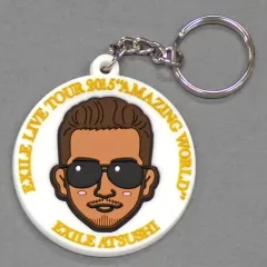 【中古】キーホルダー・マスコット(男性) EXILE ATSUSHI キーホルダー 「Blu-ray/DVD EXILE LIVE TOUR 2015 “AMAZING WORLD”」 EX FAMILY＆LDH official mobile CD/DVD 