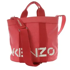 ケンゾー KENZO トートバッグ ショルダーバッグ 2way 斜め掛け ロゴ キャンバス ピンク /YO8のサムネイル