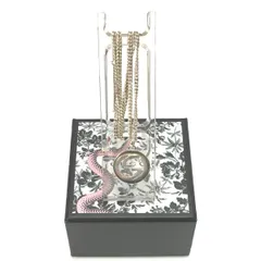 △△GUCCI グッチ ネックレス インターロッキング ギョーシェ ダブルG