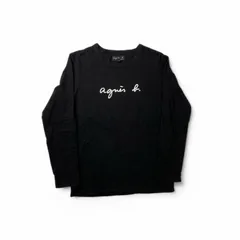 【美品】agnes b アニエスベー ロゴ プリント 長袖 Tシャツ SIZE：T1