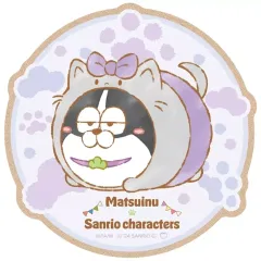 【中古】コースター ボストン(一松/ニャニィニュニェニョン) ウッドコースター 「まついぬ×サンリオキャラクターズ」