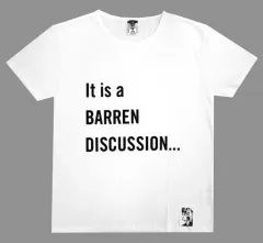 【中古】Tシャツ(キャラクター) No.1 不毛 メッセージTシャツ ホワイト Lサイズ 「進撃の巨人展」 イベント限定