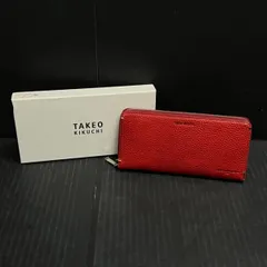 76.【未使用品】TAKEO KIKUCHI ラウンドファスナー ロングウォレット【併売品】