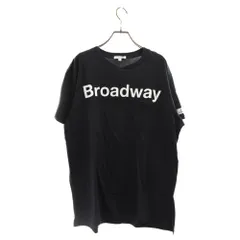 Engineered Garments (エンジニアド ガーメンツ) EG Broadway Print T ブロードウェイ 半袖Tシャツ ネイビーのサムネイル