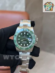 ROLEX スタイル サブマリーナー グリーンダイヤル - 904L鋼ケース/高精度ムーブメント新品未使用-WTO店名をご確認ください