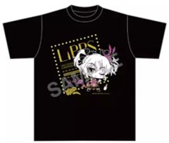 [중고] T셔츠(캐릭터) 시로가사키 미카 LiPPSver. 미니츄 T셔츠 블랙 L사이즈 [아이돌 마스터 신데렐라 걸즈]