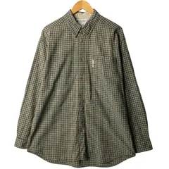 古着 ~00年代 コロンビア Columbia 長袖 ボタンダウンチェックシャツ メンズL相当/eaa591253
