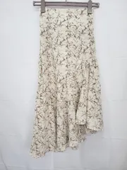 ◇ ⊂ LIP SERVICE リップ サービス 花柄 ロング丈 マーメイド スカート サイズ表記なし ライトベージュ系 レディース E  【1503040008238】