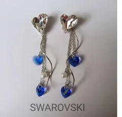 Handmade　Accessory　SWAROVSKI　Heart❥