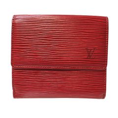 ルイヴィトン　Louis Vuitton　エピ　ポルトモネ　ビエ　カルト　クレディ　M63487　財布　3つ折り財布　レディース