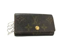 LOUIS VUITTON ルイヴィトン M62631 モノグラム ミュルティクレ4 4連 キーケース 鍵入れ メンズ レディース ブラウン系 DK6111