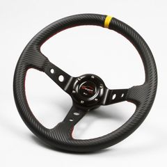 ナルディ タイプラリー レッドステッチ ホーン付 MFゴースト 片桐