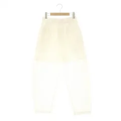 グリーンレーベルリラクシング ユナイテッドアローズ green label relaxing イージーカーブパンツ タック 38 ホワイト /HK ■OS