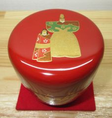 茶道具　加賀蒔絵師　和田寿峰造　螺鈿装飾　若松中棗　共箱　V　7746 美品】茶道具 加賀蒔絵師 和田寿峰作 立雛蒔絵 朱中棗 共箱 - メルカリ