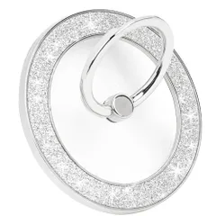 新品 [Jasenna] マグネット MagSafe対応 バンカーリング スマホスタンド 360度回転式 180°角度調整 ホールド 磁気増強 スマホホルダー 緩まない 指 携帯 磁石 落下防止 高級合金素材(1-Silver)