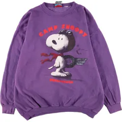 古着 90年代 GARMENIGRAPHICS SNOOPY スヌーピー キャラクタースウェットシャツ トレーナー USA製 メンズXL ヴィンテージ/eaa360360