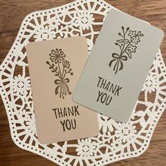 消しゴムはんこ【THANK YOU ②】　ありがとうメッセージ