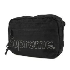 Supreme シュプリーム バッグ ブランドロゴ X-PAC ショルダー バッグ Shoulder Bag 18AW ブラック 黒 カバン ストリート ブランド