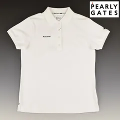 【サイズ：1・Ｍ・新品】パーリーゲイツ 日本製 【DRYMASTER】無地ポロシャツ 白 055-1960802