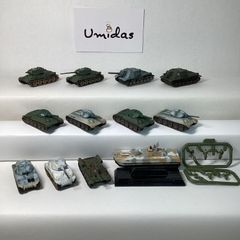 【パンツァーテイルズ】ワールドタンクミュージアム戦車11台+艦船+兵隊【ミニチュア】