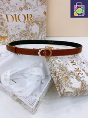 【今日特価】Dior Saddle Belt ダブルフェイスレザーベルト