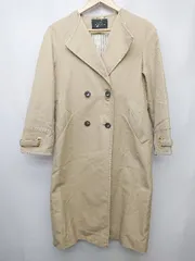 ◇ green label relaxing UNITED ARROWS 長袖 ノーカラーコート サイズ36 ベージュ レディース P  【1406110010233】