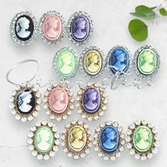 カメオ　ルース　343 女性【右下】306【真ん中】ストーンカメオ　2点セット cameo-grl-l392-s.jpg