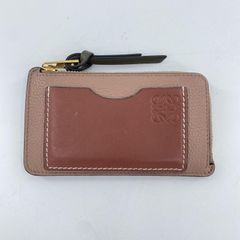 【中古】LOEWE コインカードケース 262204 ピンク ロエベ[10]