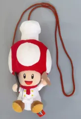 【中古】バッグ シェフキノピオ ぬいぐるみポーチ 「スーパーマリオ」 ユニバーサル・スタジオ・ジャパン スーパーニンテンドーワールド限定のサムネイル