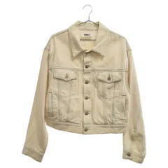Martin Margiela (マルタンマルジェラ) 22SS Cropped Cotton Jacket クロップドコットンデニムジャケット S62AN0062 ホワイト レディースのサムネイル