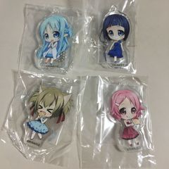 ◇未開封 ソードアート・オンライン SAO アクリルキーホルダー 4種