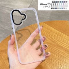 iPhoneケース iPhone16 16Pro 16ProMax 16Plus アイホン アイフォン 携帯 スマホ ケース カバー クリア 高級感 光沢フレーム かわいい 推し活 クリア 335