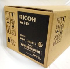 Ricoh　純正プリポートインキ i-10 ブラック　5個入り　【大阪より発送】