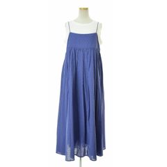 美品 清原亜希 エッフェビームス 日本製 コットンシルク マキシワンピ