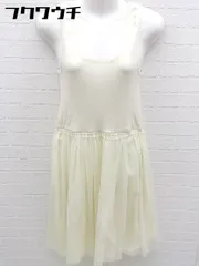 ◇ MACPHEE マカフィー トゥモローランド ノースリーブ 膝丈 ワンピース サイズ38 アイボリー レディース 【中古】 【1002802347498】のサムネイル