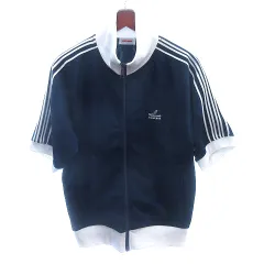 コンバース CONVERSE トラックジャケット ジャージ ジップアップ 切替 ライン 刺繍 M 紺 ネイビー /AU