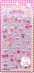 ハローキティ　キティ　シール ボンボンドロップシール  ピンク S8812101