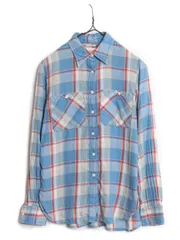 【お得なクーポン配布中!】 デニム&サプライ ラルフローレン マドラス チェック 長袖 シャツ レディース S / DENIM&SUPPLY マチ付き ヴィンテージ タイプ マルチカラーのサムネイル